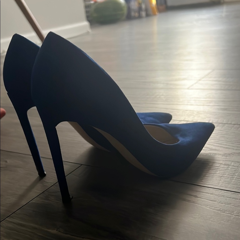 Elegant Blue Women's Stilettos